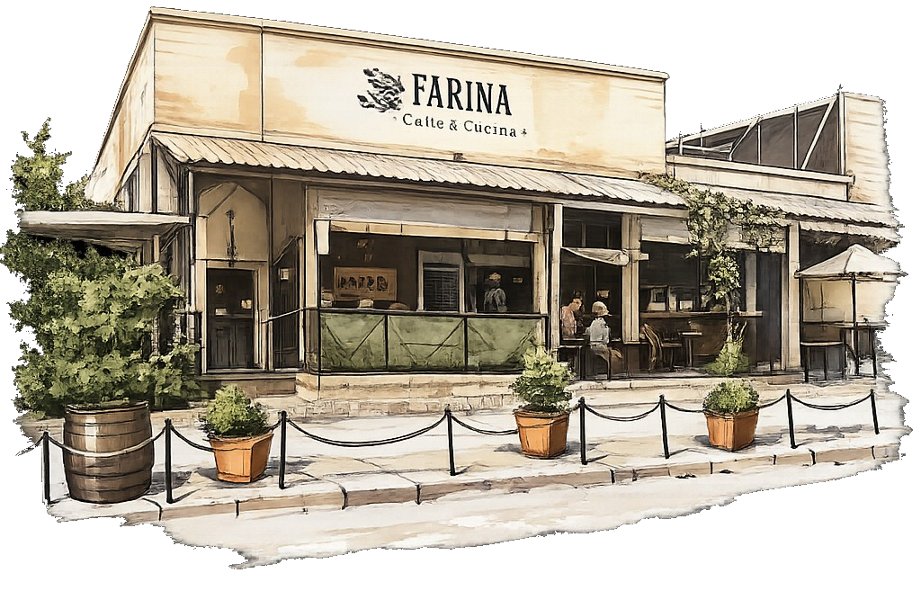 Farina storefront sketch